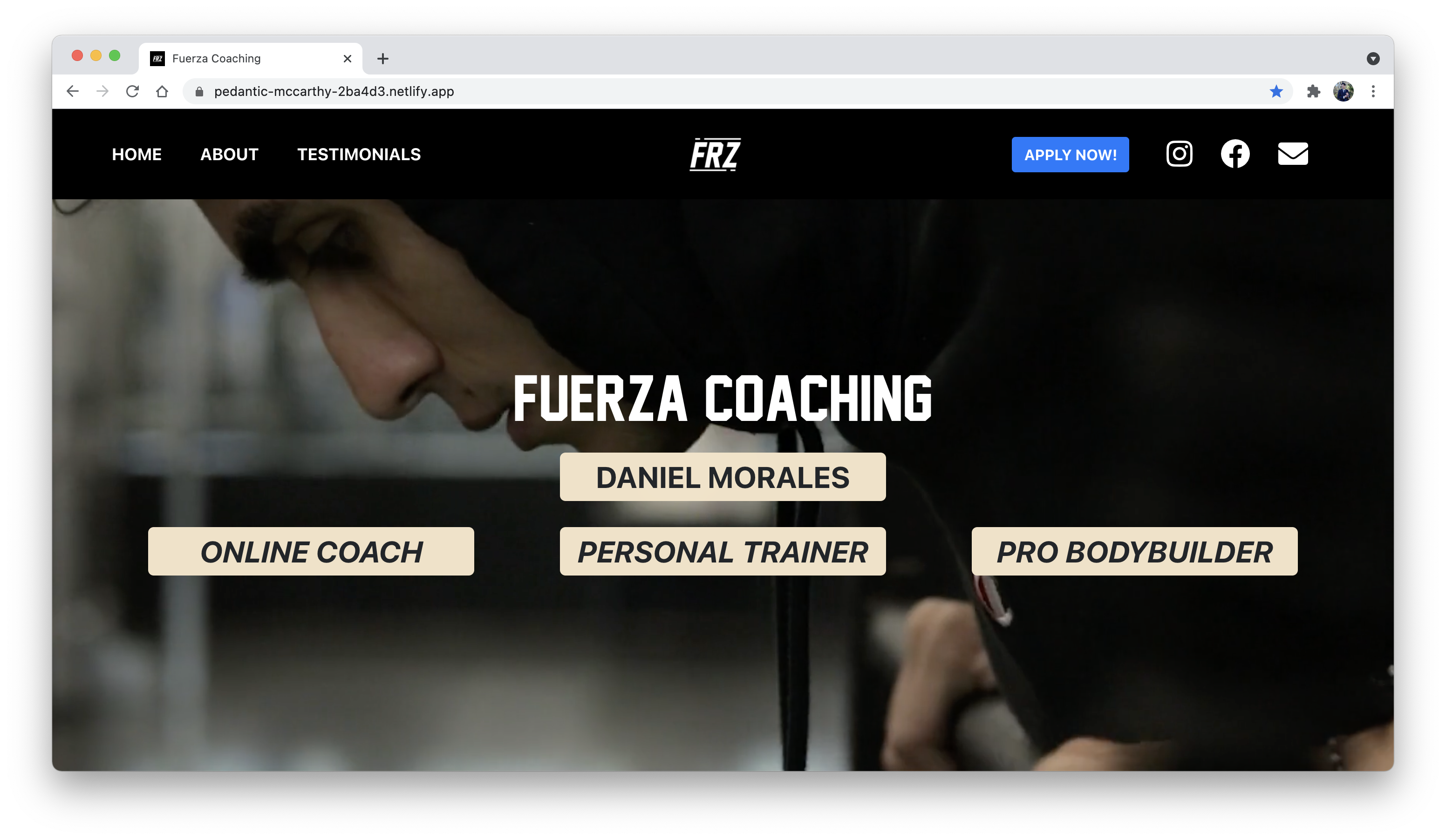 Fuerza Coaching screenshot